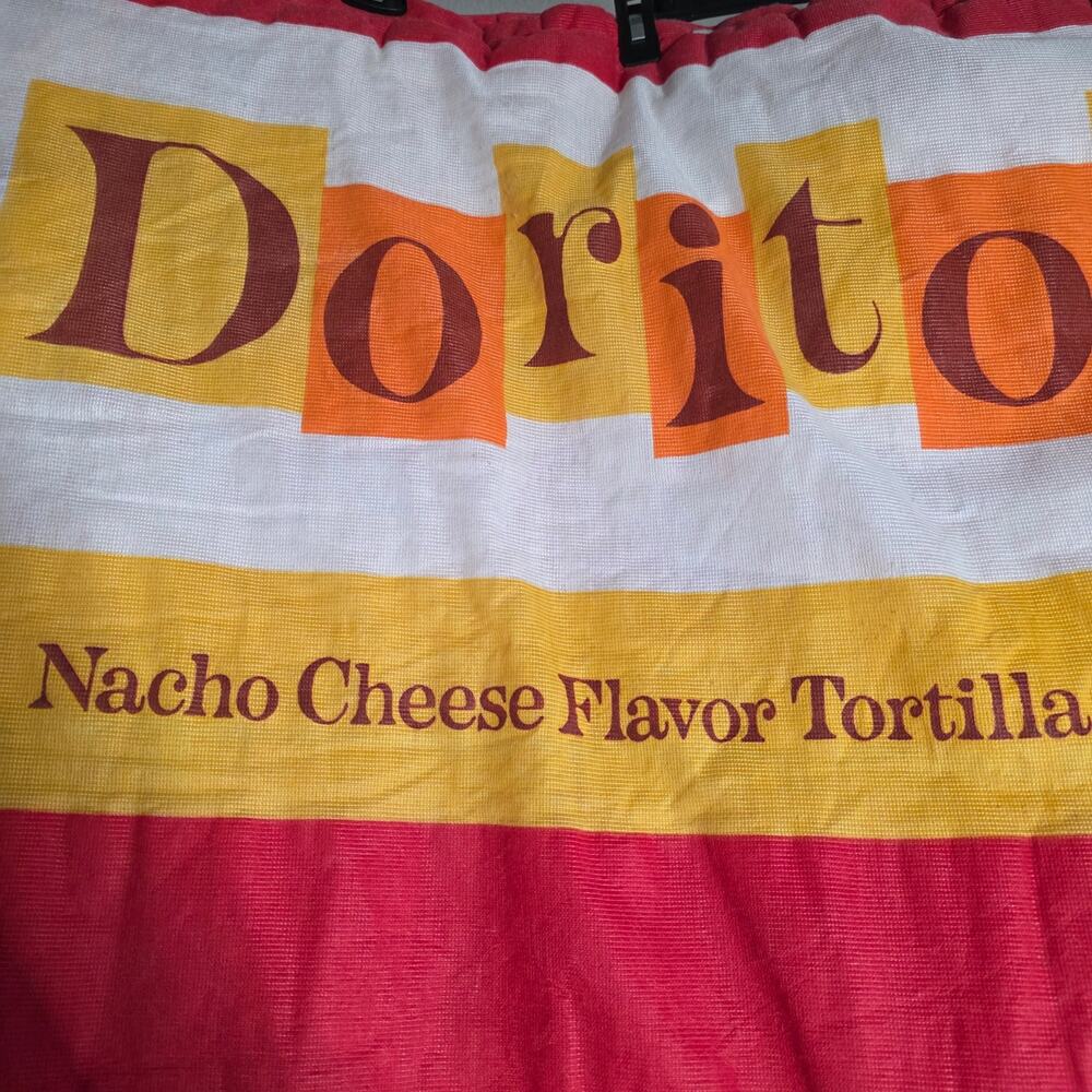 Vintage 1980s Doritos Frito-Lay Promo Sleeping Bag Wenzel Nacho Cheese Graphic - Picture 5 of 15